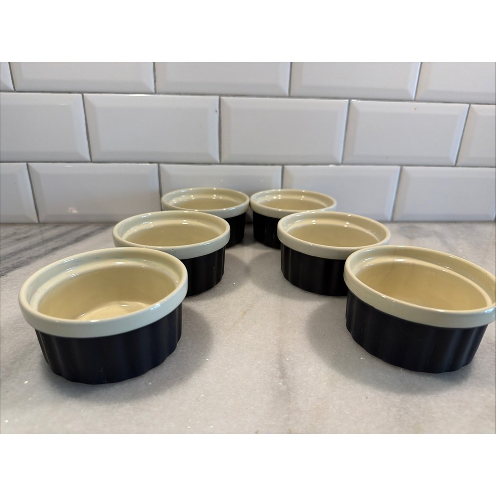Set Of 6 Nouvelle Cuisine Mini 4in Ramekins GW995